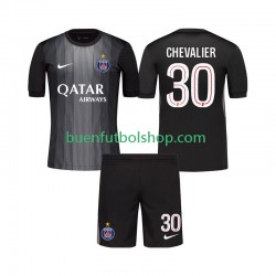Camiseta de Fútbol Paris Saint-Germain Portero Lucas Chevalier 30 2025-2026 Primera Equipación Manga Corta Niño