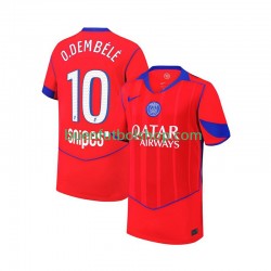 Camiseta de Fútbol Paris Saint-Germain Ousmane Dembele 10 2025-2026 Tercera Equipación Manga Corta Hombre