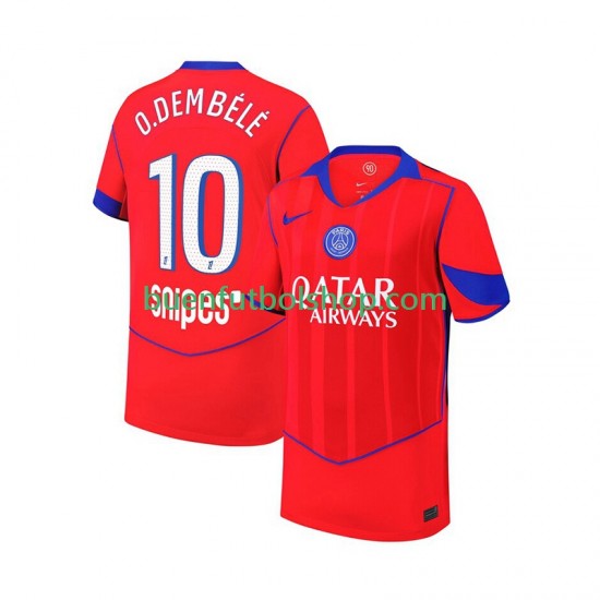 Camiseta de Fútbol Paris Saint-Germain Ousmane Dembele 10 2025-2026 Tercera Equipación Manga Corta Hombre