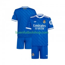 Camiseta de Fútbol Real Madrid 2025-2026 Tercera Equipación Manga Corta Niño