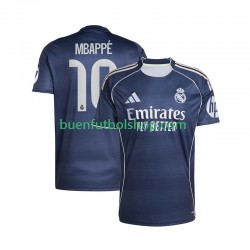 Camiseta de Fútbol Real Madrid Kylian Mbappe 10 2025-2026 Segunda Equipación Manga Corta Hombre