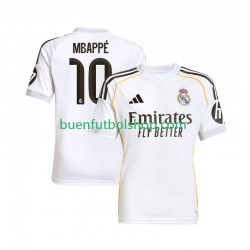 Camiseta de Fútbol Real Madrid Kylian Mbappe 10 2025-2026 Primera Equipación Manga Corta Hombre