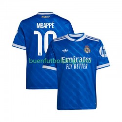 Camiseta de Fútbol Real Madrid Kylian Mbappe 10 2025-2026 Tercera Equipación Manga Corta Hombre