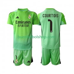 Camiseta de Fútbol Real Madrid Thibaut Courtois 1 2025-2026 Segunda Equipación Manga Corta Niño