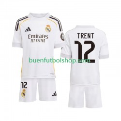 Camiseta de Fútbol Real Madrid Trent Alexander-Arnold 12 2025-2026 Primera Equipación Manga Corta Niño