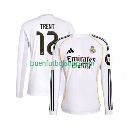 Camiseta de Fútbol Real Madrid Trent Alexander-Arnold 12 2025-2026 Primera Equipación Manga Larga Hombre