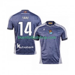 Camiseta de Fútbol Estados Unidos Real Sociedad Takef Kubo 14 2025-2026 Segunda Equipación Manga Corta Hombre