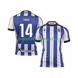 Camiseta de Fútbol Estados Unidos Real Sociedad Takef Kubo 14 2025-2026 Primera Equipación Manga Corta Hombre