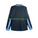 Camiseta de Fútbol SS Lazio Retro 1998 1999 Segunda Equipación Manga Larga Hombre