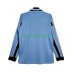 Camiseta de Fútbol SS Lazio Retro 1998 1999 Primera Equipación Manga Larga Hombre