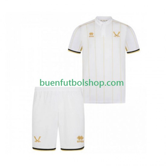 Camiseta de Fútbol Sheffield United 2025-2026 Segunda Equipación Manga Corta Niño