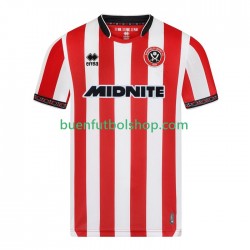 Camiseta de Fútbol Sheffield United 2025-2026 Primera Equipación Manga Corta Hombre