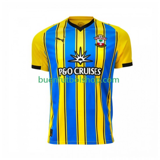 Camiseta de Fútbol Southampton 2025-2026 Segunda Equipación Manga Corta Hombre