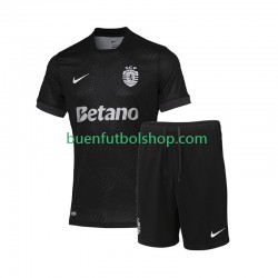 Camiseta de Fútbol Sporting CP 2025-2026 Segunda Equipación Manga Corta Niño Camiseta de Fútbol Sporting CP 2025-2026 Segunda Equipación Manga Corta Niño