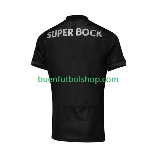 Camiseta de Fútbol Sporting CP 2025-2026 Segunda Equipación Manga Corta Hombre
