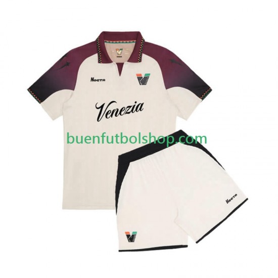 Camiseta de Fútbol Venezia 2025-2026 Segunda Equipación Manga Corta Niño