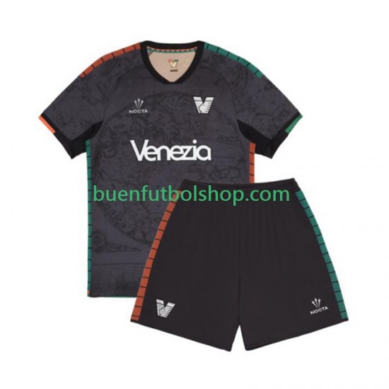 Camiseta de Fútbol Venezia 2025-2026 Primera Equipación Manga Corta Niño