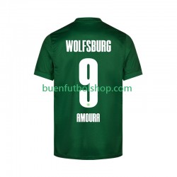 Camiseta de Fútbol VfL Wolfsburg Mohamed Amoura 9 2025-2026 Primera Equipación Manga Corta Hombre