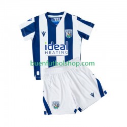 Camiseta de Fútbol West Bromwich Albion 2025-2026 Primera Equipación Manga Corta Niño