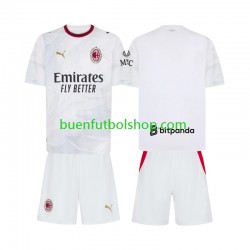Camiseta de Fútbol AC Milan 2026-2027 Segunda Equipación Manga Corta Niño
