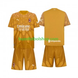 Camiseta de Fútbol AC Milan Portero 2026-2027 Primera Equipación Manga Corta Niño