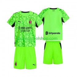 Camiseta de Fútbol AC Milan Portero 2026-2027 Tercera Equipación Manga Corta Niño