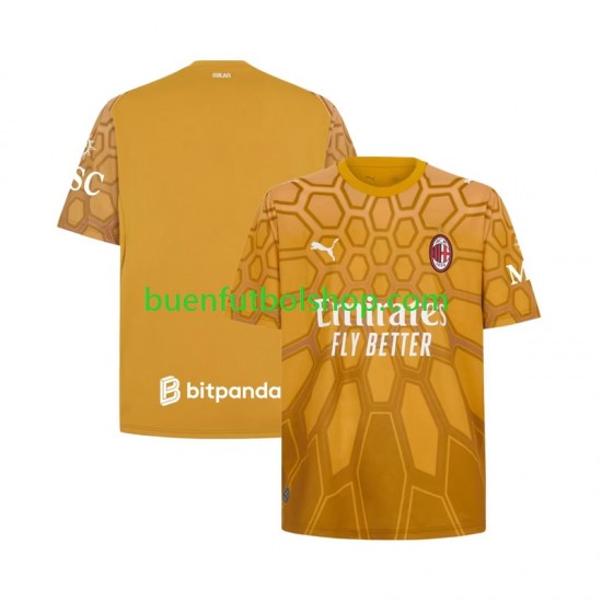 Camiseta de Fútbol AC Milan Portero 2026-2027 Primera Equipación Manga Corta Hombre