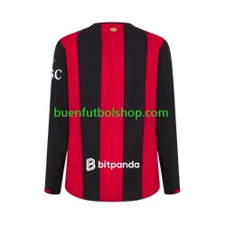 Camiseta de Fútbol AC Milan 2026-2027 Primera Equipación Manga Larga Hombre