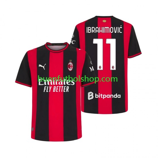 Camiseta de Fútbol AC Milan Ibrahimovic 11 2026-2027 Primera Equipación Manga Corta Hombre