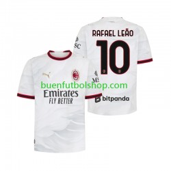 Camiseta de Fútbol AC Milan Rafael Leao 10 2026-2027 Segunda Equipación Manga Corta Hombre