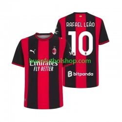 Camiseta de Fútbol AC Milan Rafael Leao 10 2026-2027 Primera Equipación Manga Corta Hombre