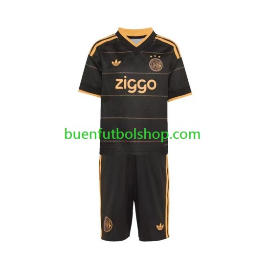 Camiseta de Fútbol AFC Ajax 2026-2027 Segunda Equipación Manga Corta Niño