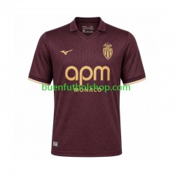 Camiseta de Fútbol AS Monaco 2026-2027 Segunda Equipación Manga Corta Hombre