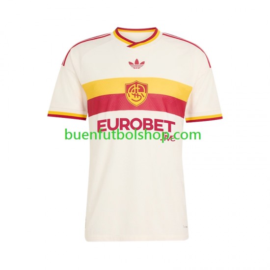 Camiseta de Fútbol AS Roma 2026-2027 Segunda Equipación Manga Corta Hombre