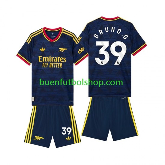Camiseta de Fútbol Arsenal Bruno Guimaraes 39 2026-2027 Segunda Equipación Manga Corta Niño Camiseta de Fútbol Arsenal Bruno Guimaraes 39 2026-2027 Segunda Equipación Manga Corta Niño