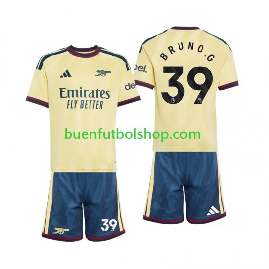 Camiseta de Fútbol Arsenal Bruno Guimaraes 39 2026-2027 Tercera Equipación Manga Corta Niño