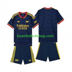 Camiseta de Fútbol Arsenal 2026-2027 Segunda Equipación Manga Corta Niño