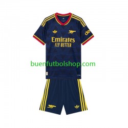 Camiseta de Fútbol Arsenal 2026-2027 Segunda Equipación Manga Corta Niño