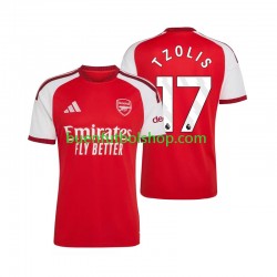Camiseta de Fútbol Arsenal Christos Tzolis 17 2026-2027 Primera Equipación Manga Corta Hombre