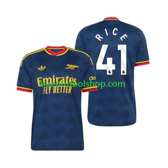 Camiseta de Fútbol Arsenal Declan Rice 41 2026-2027 Segunda Equipación Manga Corta Hombre Camiseta de Fútbol Arsenal Declan Rice 41 2026-2027 Segunda Equipación Manga Corta Hombre
