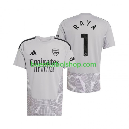 Camiseta de Fútbol Arsenal Portero David Raya 1 2026-2027 Primera Equipación Manga Corta Hombre