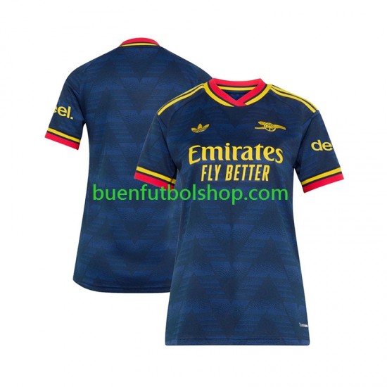 Camiseta de Fútbol Arsenal 2026-2027 Segunda Equipación Manga Corta para Mujer