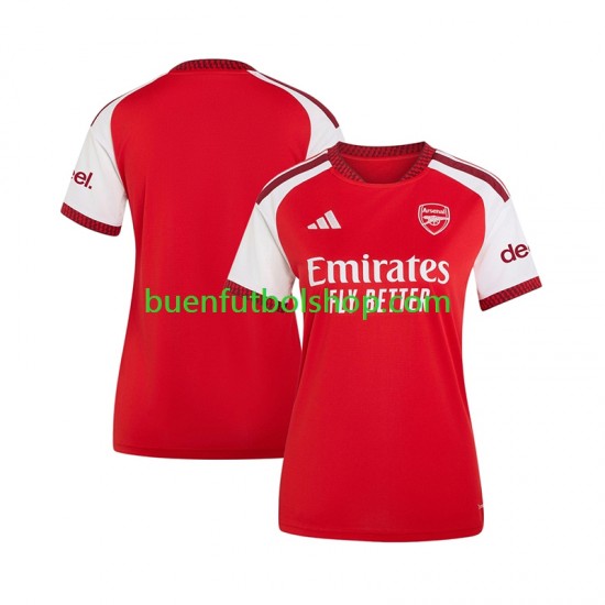 Camiseta de Fútbol Arsenal 2026-2027 Primera Equipación Manga Corta para Mujer