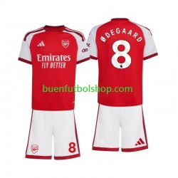 Camiseta de Fútbol Arsenal Martin Odegaard 8 2026-2027 Primera Equipación Manga Corta Niño