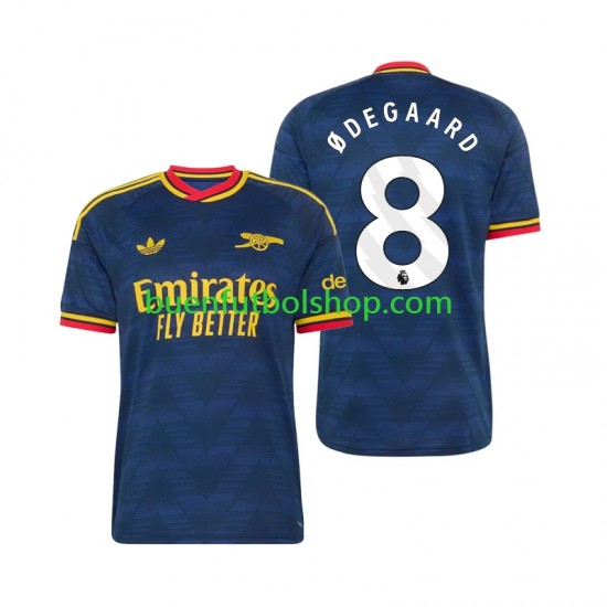 Camiseta de Fútbol Arsenal Martin Odegaard 8 2026-2027 Segunda Equipación Manga Corta Hombre