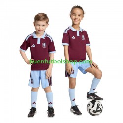 Camiseta de Fútbol Aston Villa 2026-2027 Primera Equipación Manga Corta Niño