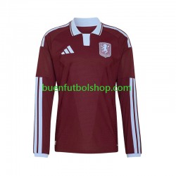 Camiseta de Fútbol Aston Villa 2026-2027 Primera Equipación Manga Larga Hombre
