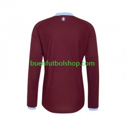 Camiseta de Fútbol Aston Villa 2026-2027 Primera Equipación Manga Larga Hombre
