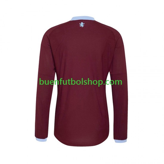 Camiseta de Fútbol Aston Villa 2026-2027 Primera Equipación Manga Larga Hombre
