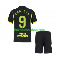Camiseta de Fútbol Atlético Madrid Alexander Sorloth 9 2026-2027 Segunda Equipación Manga Corta Niño